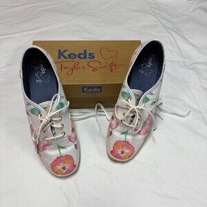 Keds x Taylor Swift Champion Floral Sneakers Women’s 9 EUC